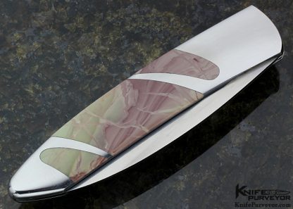 Scott Sawby Custom Knife Willow Creek Jasper Skimmer Selflock - Image 3