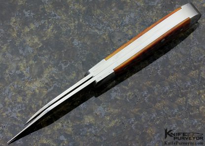 Johnny Stout Custom Knife Jigged Bone 2 Blade Slip Joint - Image 4