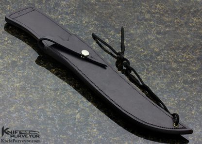Harold Corby Custom Knife "The Devil's Right Hand" D-Guard Saw Tooth Fighter w/ 3 interchangeable Guards - Image 7