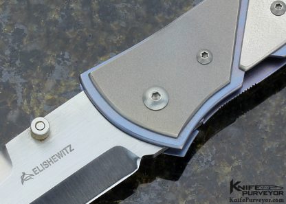 Allen Elishewitz Custom Knife "Phantom" Linerlock - Image 2