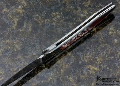 Scott Sawby Custom Knife Tern with Picture Jasper Inlay - Image 6