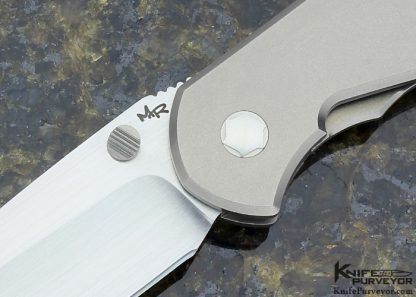 Michael Raymond Custom Knife "Estrella" Titanium Frame Lock - Image 2