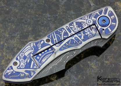 Alan Folts Custom Knife Sole Authorship Engraved Protoype Flipper Framelock - Image 4