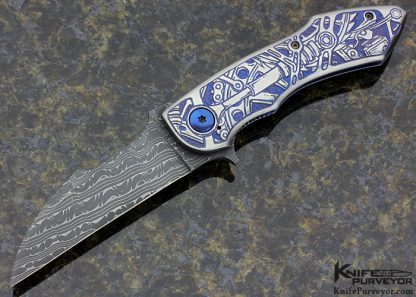 Alan Folts Custom Knife Sole Authorship Engraved Protoype Flipper Framelock