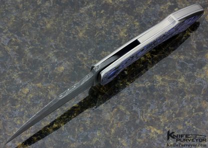 Alan Folts Custom Knife Sole Authorship Engraved Protoype Flipper Framelock - Image 5