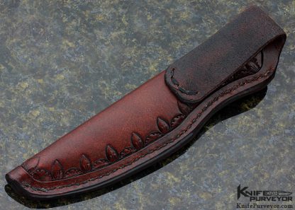 Dean Ellis Custom Knife Polished Deer Bone Integral Hunter - Image 7