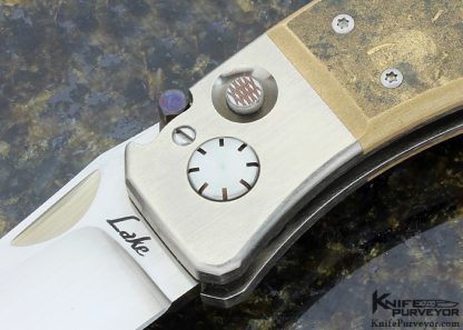 Ron Lake Custom Knife 1 of 8 World Trade Center I-Beam Piston Lock - Image 2