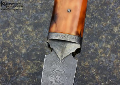 Anders Hogstrom Custom Knife Sole Authorship Damascus - Image 2