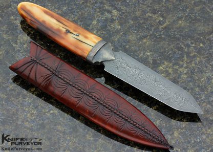 Anders Hogstrom Custom Knife Sole Authorship Damascus - Image 4