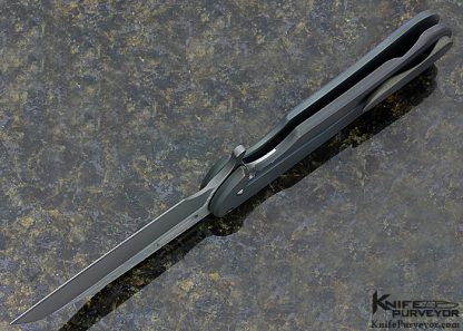 Elliot Williamson/Ferrum Forge Custom Knife "Radeon" One Off Framelock Flipper - Image 6