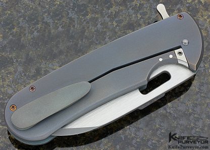 Elliot Williamson/Ferrum Forge Custom Knife "Radeon" One Off Framelock Flipper - Image 4