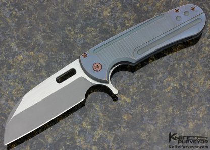 Elliot Williamson/Ferrum Forge Custom Knife "Radeon" One Off Framelock Flipper