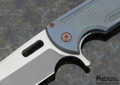 Elliot Williamson/Ferrum Forge Custom Knife "Radeon" One Off Framelock Flipper - Image 2