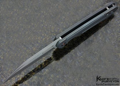 Elliot Williamson/Ferrum Forge Custom Knife "Radeon" One Off Framelock Flipper - Image 5