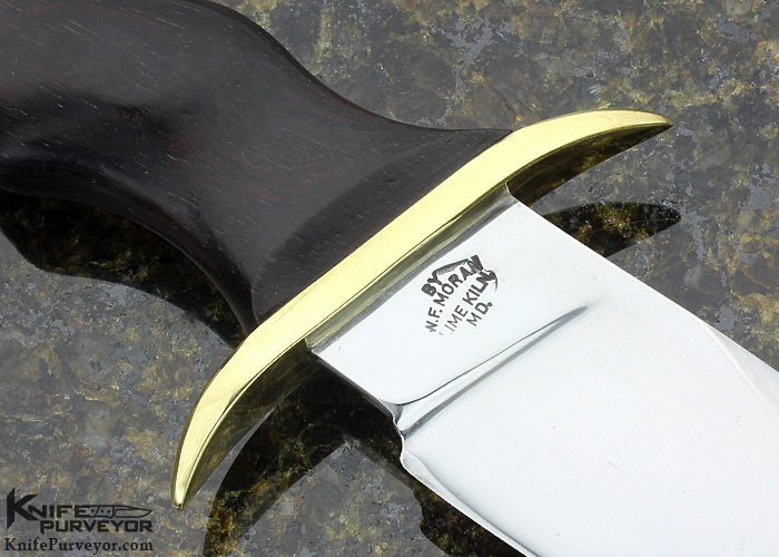 Bill Moran Custom Knife Rosewood & Brass Lime Kiln ST-23 Fighter - Image 4