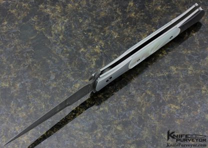 Protech Custom Knife "Large Don" Mother of Pearl Shell Auto - Image 5