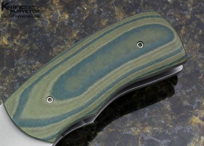 Aaron Fredrick Custom Knife G10 and Titanium Framelock - Image 3