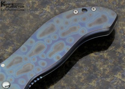 Jim Burke Custom Knife "Resurrection" Titanium Frame Lock - Image 3