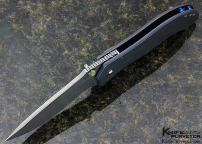 Jim Burke Custom Knife "Resurrection" Titanium Frame Lock - Image 6