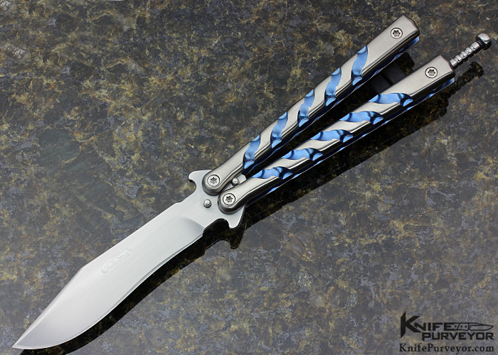 Darrel Ralph Custom Knife DRT Anodized Titanium Twist Handle