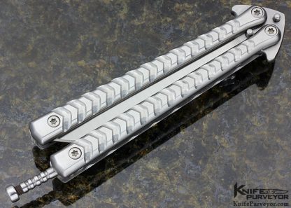 Darrel Ralph Custom Knife DRT Balisong Clip Point Blade - Image 3