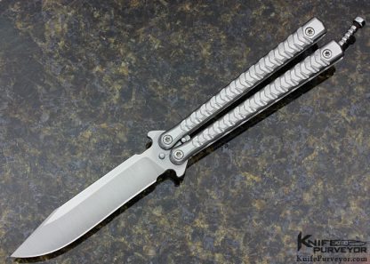 Darrel Ralph Custom Knife DRT Balisong Clip Point Blade