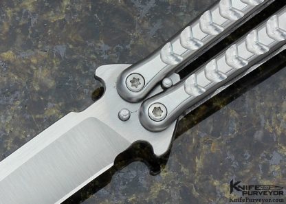 Darrel Ralph Custom Knife DRT Balisong Clip Point Blade - Image 2