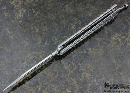 Darrel Ralph Custom Knife DRT Balisong Clip Point Blade - Image 4