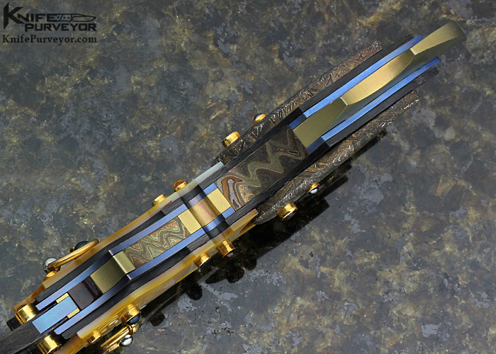 John Lewis Jensen Custom Knife Dragon Eye Fixed Blade - Image 8