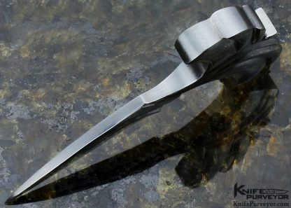 William Tuch Custom Knife Miniature Fluted Push Dagger - Image 5