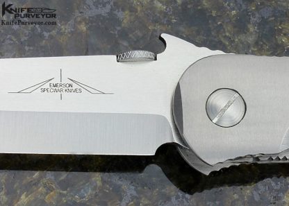 Ernie Emerson Custom Knife Checkered Walnut CQC-6 - Image 2