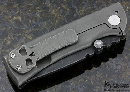 Ramon Chaves Custom Knife Redencio Pocket Clip Frame Lock - Image 3