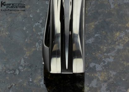 Jeremy Krammes Custom Knife"Short Cut"  Linerlock 2 Toned Titanium - Image 6