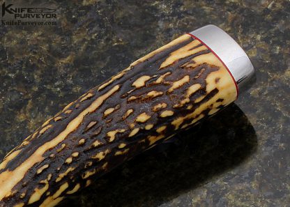 Chad Nell Custom Knife Premium Stag Fighter - Image 3