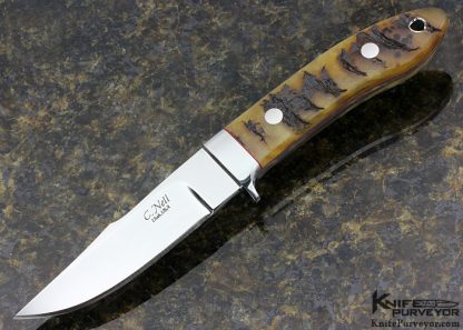 Chad Nell Custom Knife Sheeps Horn Hunter