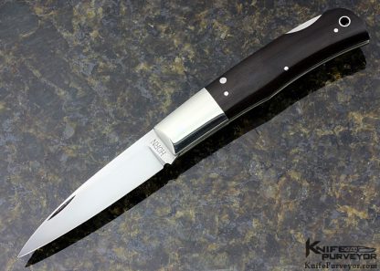 Jess Horn Custom Knife Micarta Lockback