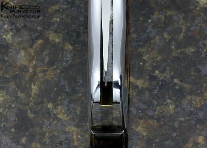 Ron Lake Custom Knife Aluminium Tail Lock with Stag Interframe - Image 8