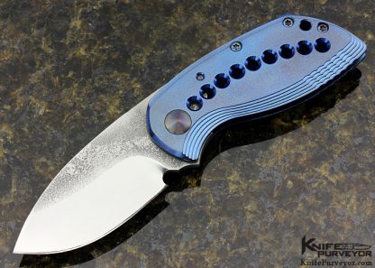 Neil Blackwood Custom Knife Titanium Friction Folder