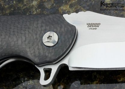 Olamic Cutlery Custom Knife "One Off" Carbon Fiber Wayfarer Flipper - Image 4