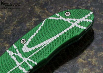 Robbie Dalton Custom Knife "Jackel" Tab Release Auto Linerlock - Image 3