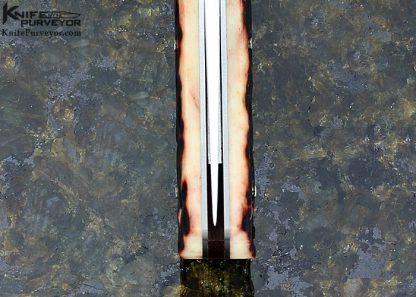 Jess Horn Custom Knife #006 Jigged Bone Baby Clip Lockback - Image 7