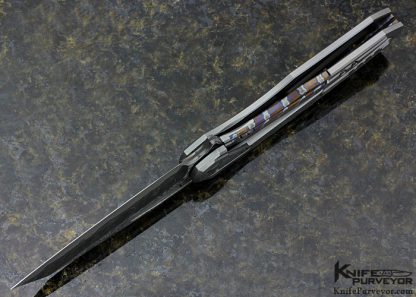 Marfione Custom Knives Deryk Munroe "Sigil" with Hattori Cowry-X Damascus - Image 8