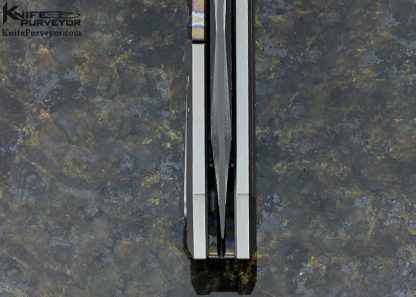 Marfione Custom Knives Deryk Munroe "Sigil" with Hattori Cowry-X Damascus - Image 9