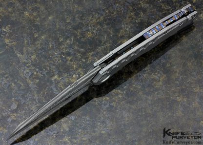 Marfione Custom Knives Deryk Munroe "Sigil" with Hattori Cowry-X Damascus - Image 6