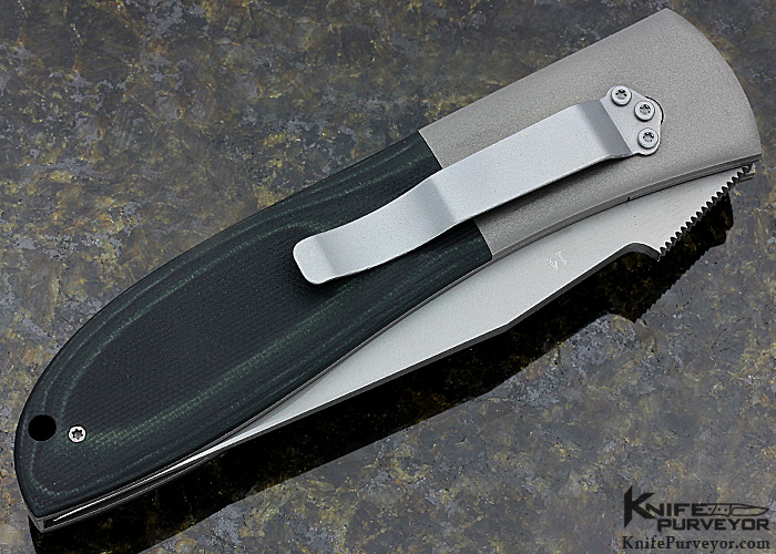 Kit Carson Custom Knife G-10 Automatic Linerlock - Image 4