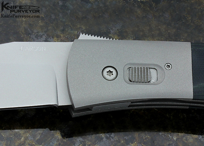 Kit Carson Custom Knife G-10 Automatic Linerlock - Image 2