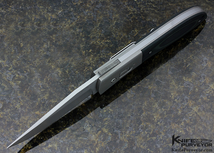 Kit Carson Custom Knife G-10 Automatic Linerlock - Image 5