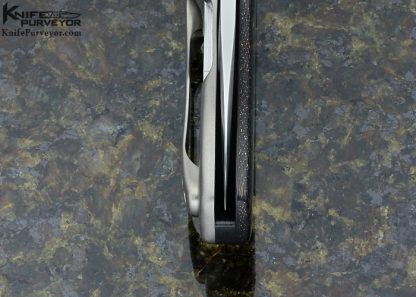 Gerry McGinnis Custom Knife Lightning Strike Carbon Fiber Frame Lock Flipper - Image 6