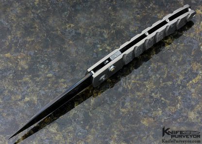 William Henry Custom Knife B10-A200 Auto Titanium Button Lock - Image 4