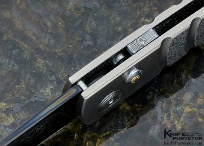 William Henry Custom Knife B10-A200 Auto Titanium Button Lock - Image 5